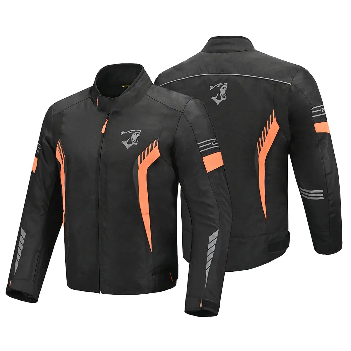 Bela Bradley Nero/Arancione Giacca Tessile da Moto Limited Edition 