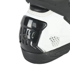 BELA Race Pro Staveli de Moto Blanco Nero toe area
