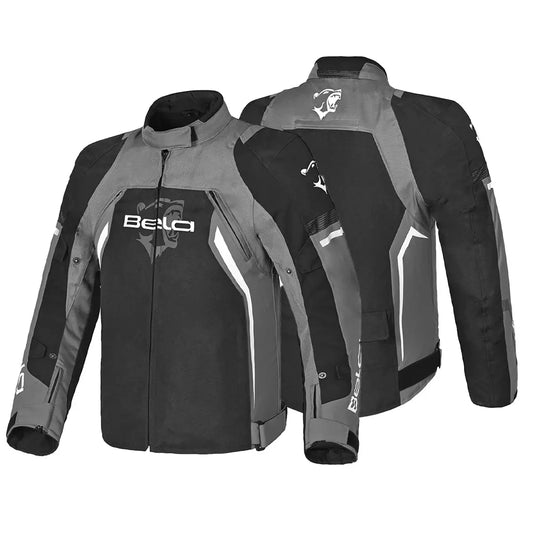 Bela Cordaniel Giacca moto Nera/Grigio scuro 