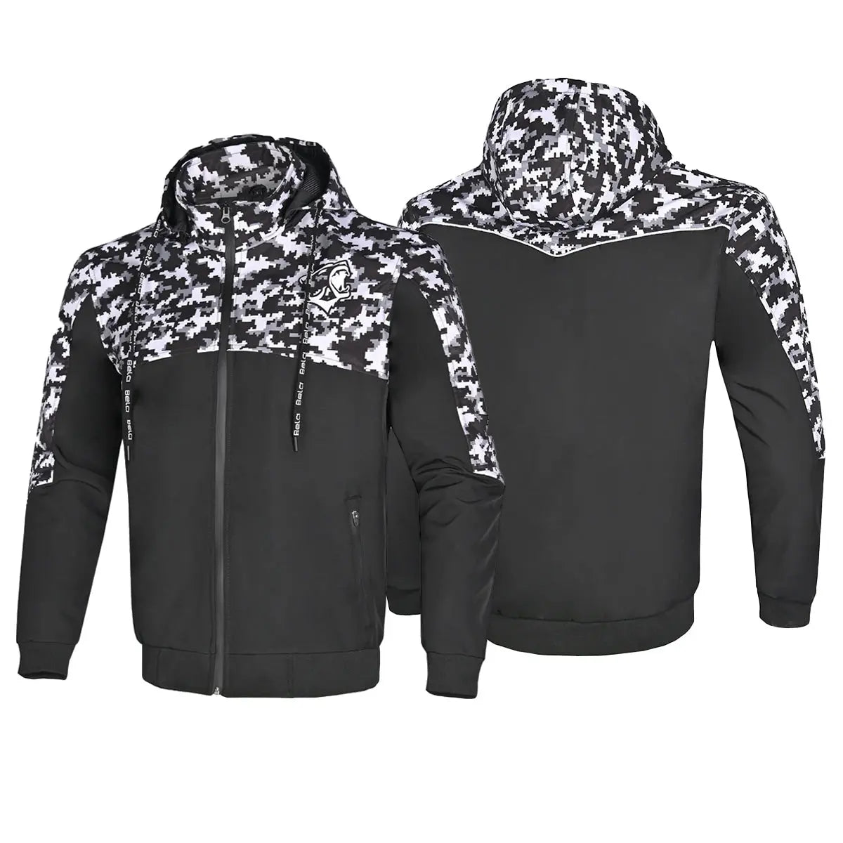 Bela Camo Rush Hoodie Negro/Gris Oscuro 