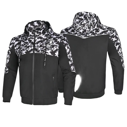 Bela Camo Rush Hoodie Negro/Gris Oscuro 