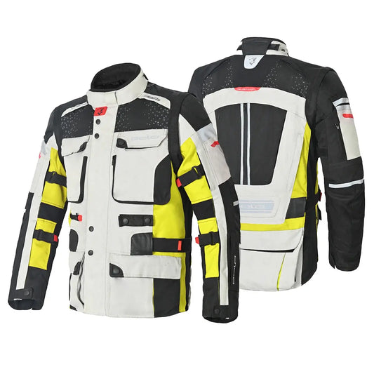 Bela Cross Road Extreme WP uomo Giacca Tre strati moto ( Maniche removibili ) 
