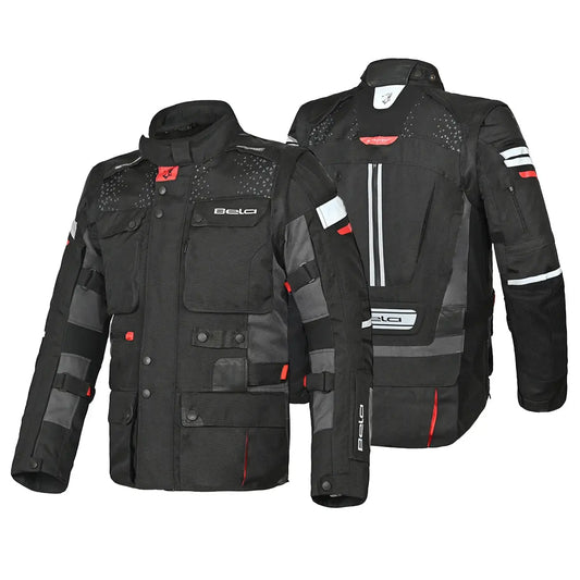 Bela Cross Road Extreme WP uomo Giacca Tre strati moto (Maniche removibili) 