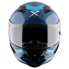 AXOR Helmets HUNTER CORNET CASCHI INTEGRALE NERO BLU 