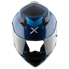 AXOR Helmets HUNTER CORNET CASCHI INTEGRALE NERO BLU 