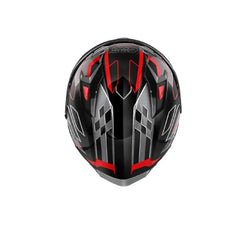 GIVI 50.9 Aggression Moto Integrale Caschi Titanio Nero Rosso 
