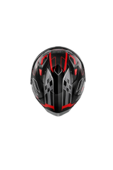 GIVI 50.9 Aggression Moto Integrale Caschi Titanio Nero Rosso 