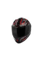 GIVI 50.9 Aggression Moto Integrale Caschi Titanio Nero Rosso 