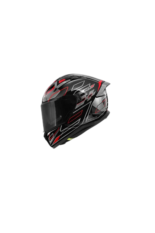 GIVI 50.9 Aggression Moto Integrale Caschi Titanio Nero Rosso 