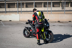 Bela Aragone Tuta da moto Nera/Rossa/Gialla intera (1 PZ) 
