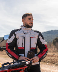 Bela Transformer Giacca Touring Grigio / Nero / Rosso shoot 1