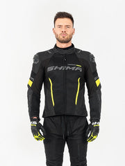 SHIMA SOLID 2.0 VENTED CHAQUETA TEXTIL DE MOTO HOMBRE NEGRO 