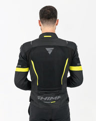 SHIMA SOLID 2.0 VENTED CHAQUETA TEXTIL DE MOTO HOMBRE NEGRO 