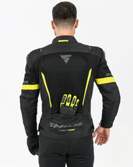 SHIMA SOLID 2.0 VENTED CHAQUETA TEXTIL DE MOTO HOMBRE FLUO 