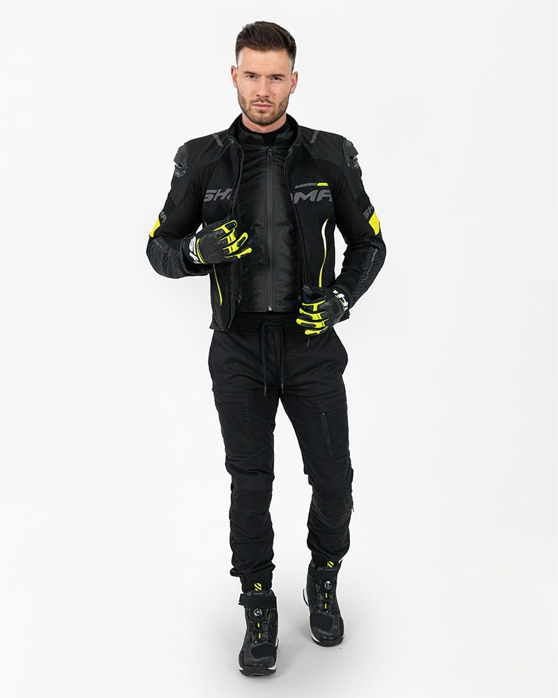SHIMA SOLID 2.0 VENTED CHAQUETA TEXTIL DE MOTO HOMBRE FLUO 