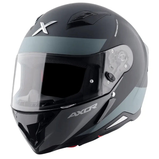 AXOR Helmets HUNTER TURBO CASCHI INTEGRALE NERO OPACO GRIGIO – Yamoto.it