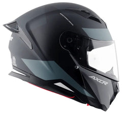 AXOR Helmets HUNTER TURBO CASCHI INTEGRALE NERO OPACO GRIGIO 