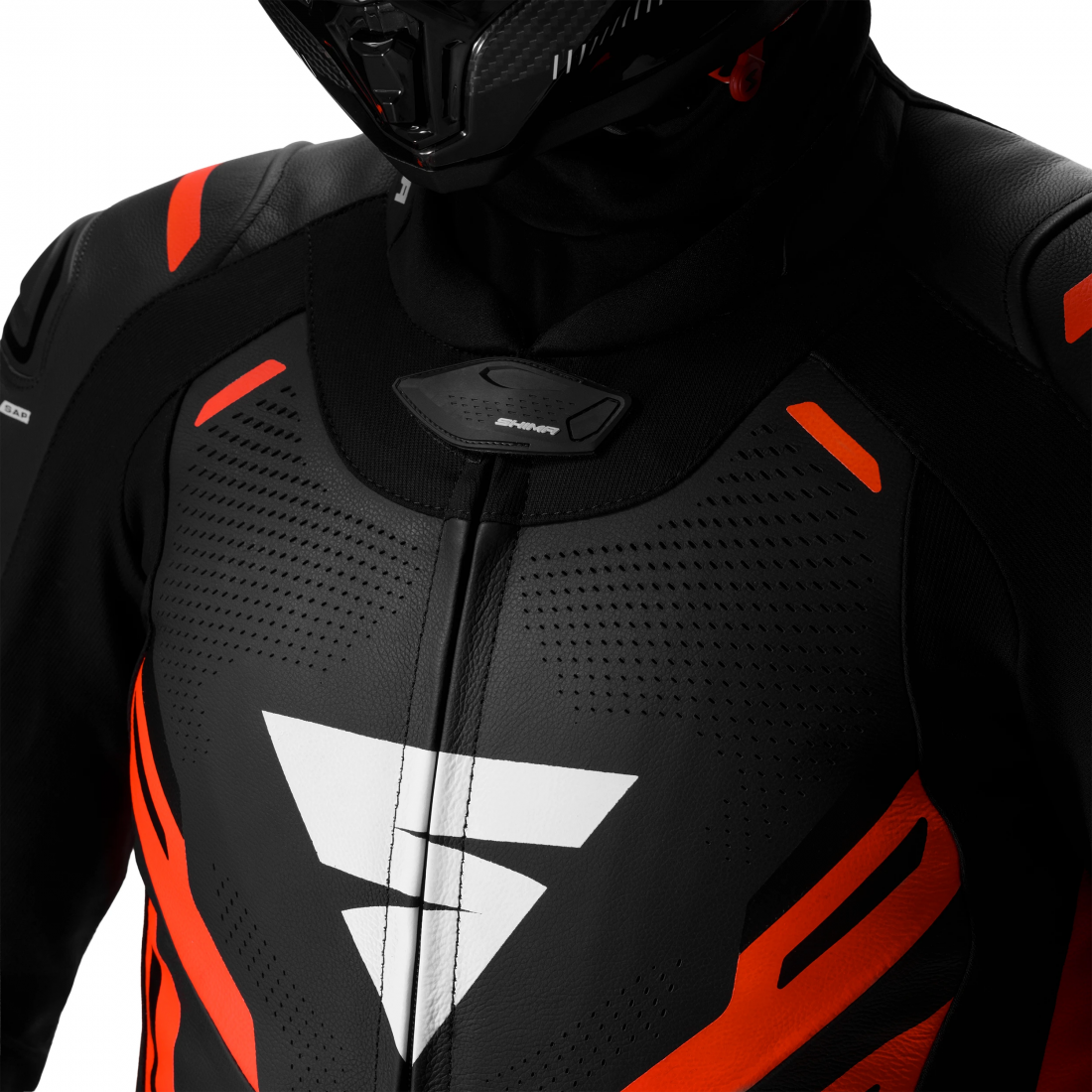 SHIMA MISSION RS MONO DE HOMBRE 1PC NEGRO ROJO 