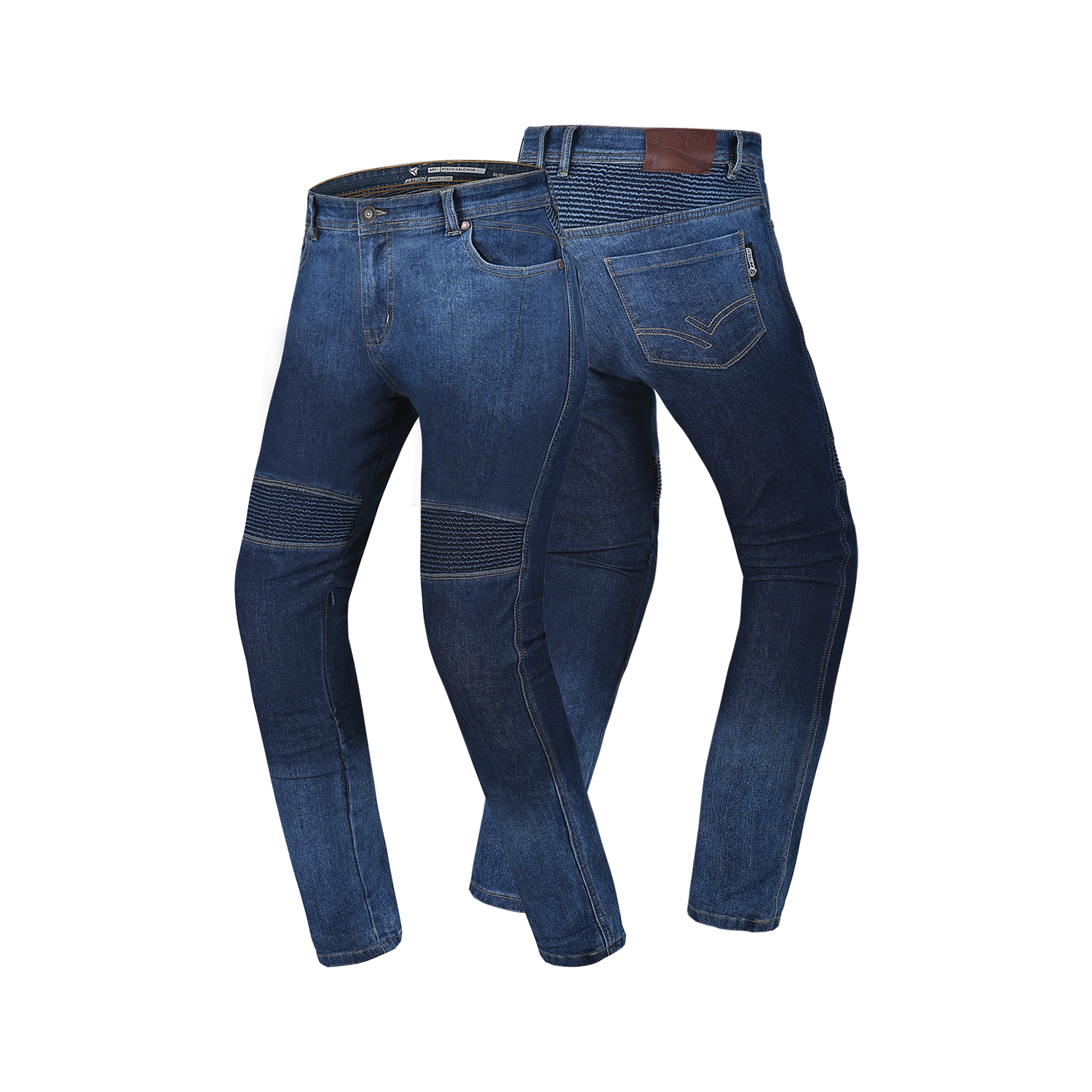 R-TECH VALENCIA PANTALON DE MUJER DENIM JEANS DARK AZUL SPRAY 