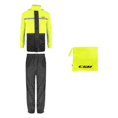 Set Antipioggia Moto CGM E34 SPORT Nero Giallo 