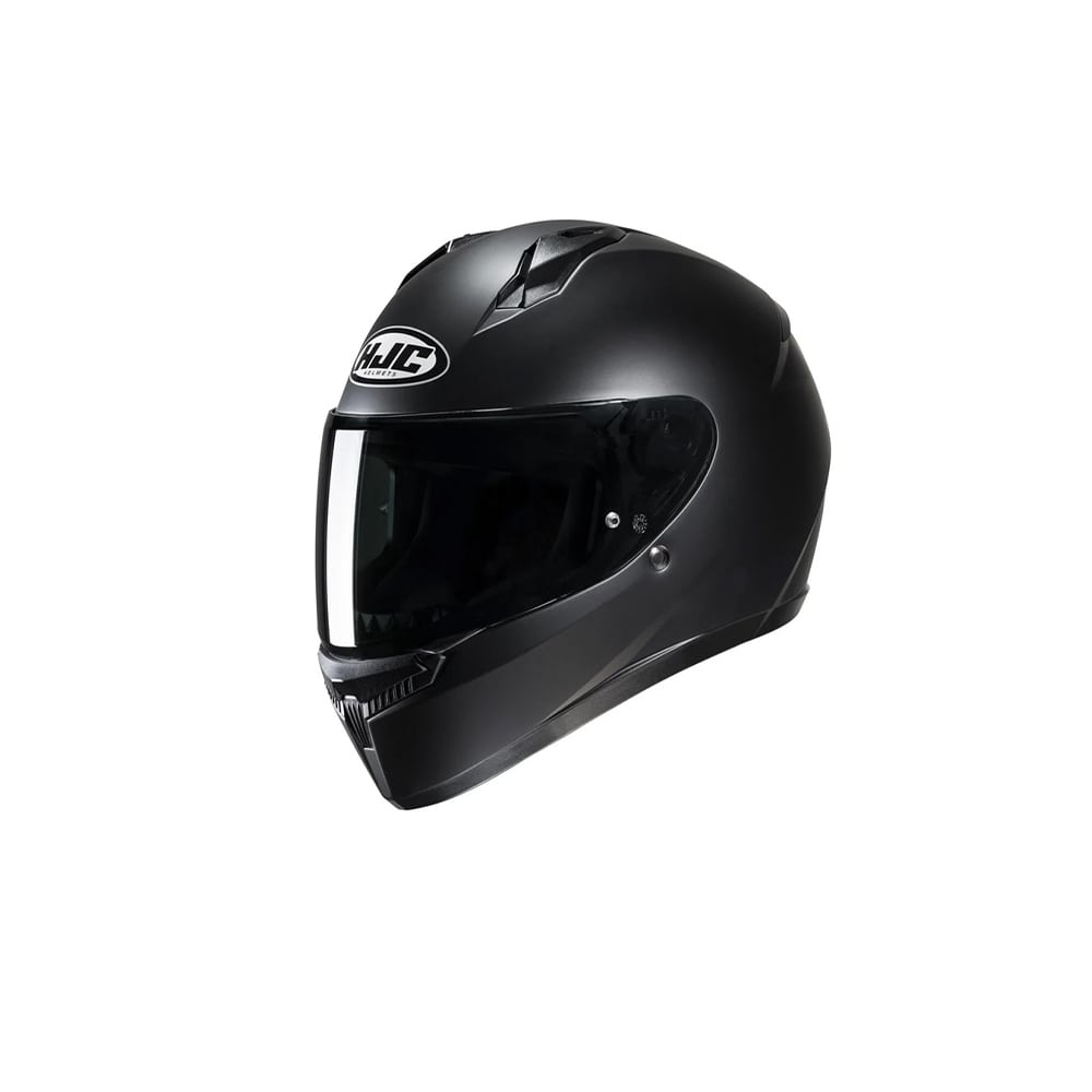 HJC C10 UNI CASCO INTEGRAL DE MOTOCICLETA NEGRO SEMIPLANO