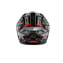 GIVI 50.9 Aggression Moto Integrale Caschi Titanio Nero Rosso 