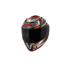 GIVI 508 Moto Integrali Corse Caschi Nero Rosso Titanio