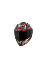 GIVI 508 Moto Integrali Corse Caschi Nero Rosso Titanio 