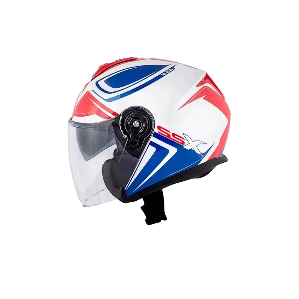 GIVI X.22 PLANET Jet Urban Moto Caschi Bianco Blu Rosso 