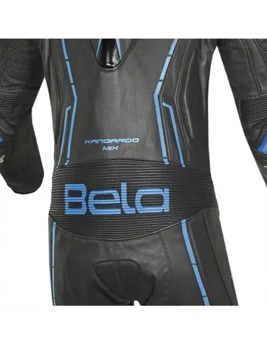 BELA-1PC tuta ROCKET MIX CANGURO NERO/Blu 