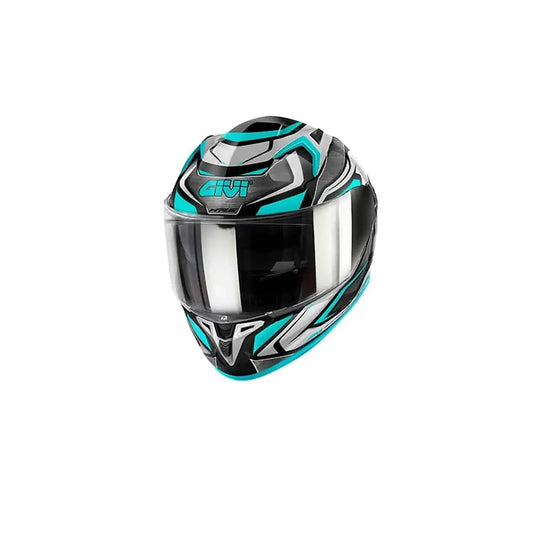 GIVI 50.9 Atomic Moto Turismo Integrale Caschi Titanio Argento Blu – Yamoto.it