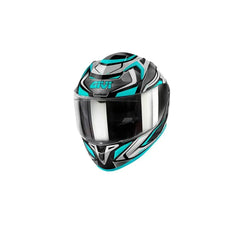 GIVI 50.9 Atomic Moto Turismo Integrale Caschi Titanio Argento Blu 