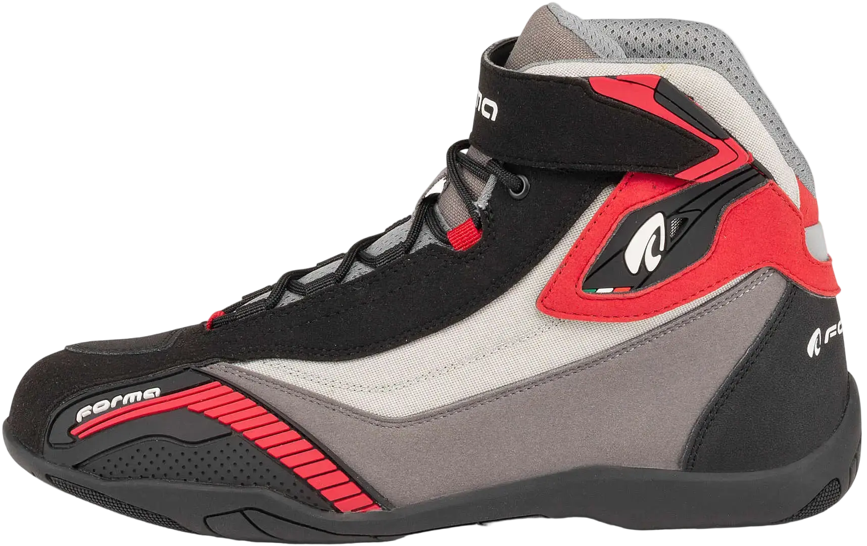 FORMA GENESIS Moto Stivali Nero Grigio Bordeaux 