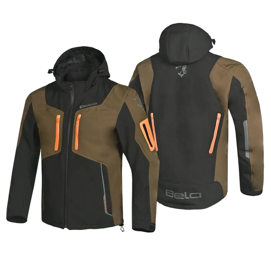 Bela Fire fly Felpa Neg/Verde Oliva/Arancione 