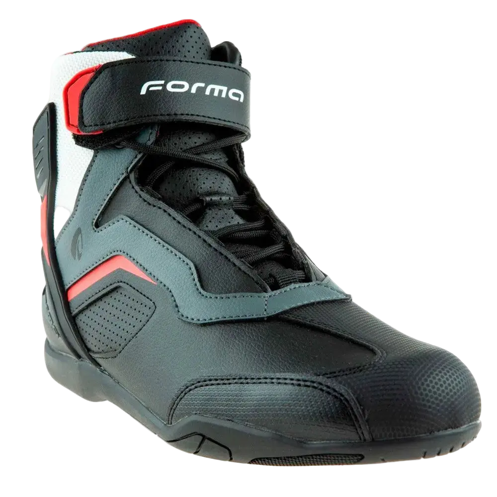 FORMA Stinger Flow Stivali Da Moto Nero Bianco Grigio 