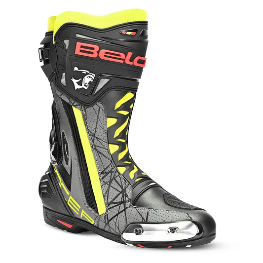Stivale Moto Bela Air Rider Racing Nero Giallo - Yamoto.it