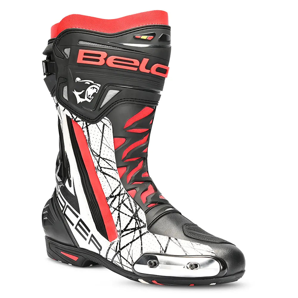 Stivale Moto Bela Air Rider Racing Nero Rosso - Yamoto.it
