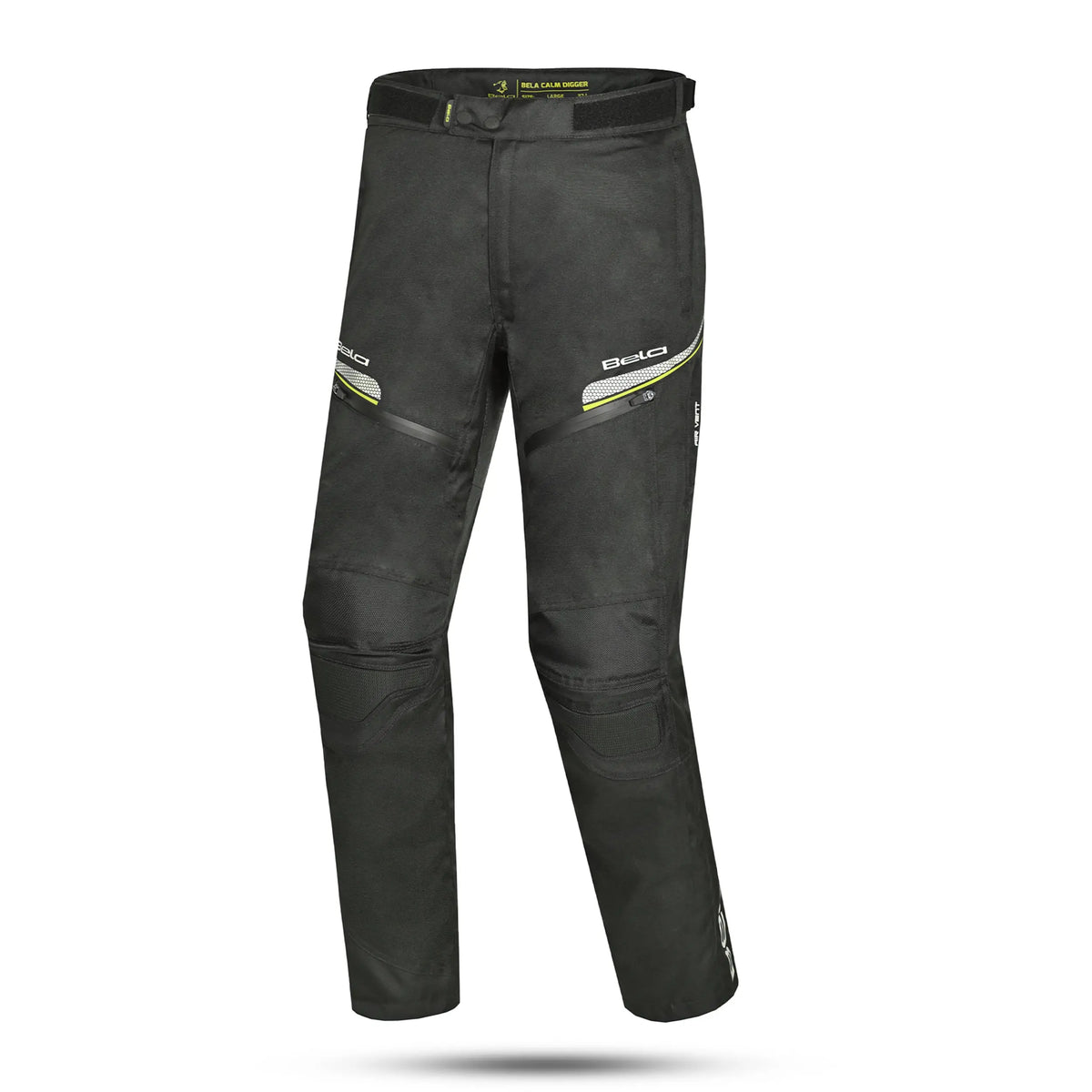 BELA - Pantalón Textil Calm Digger 34L Nero/F.Amarillo 