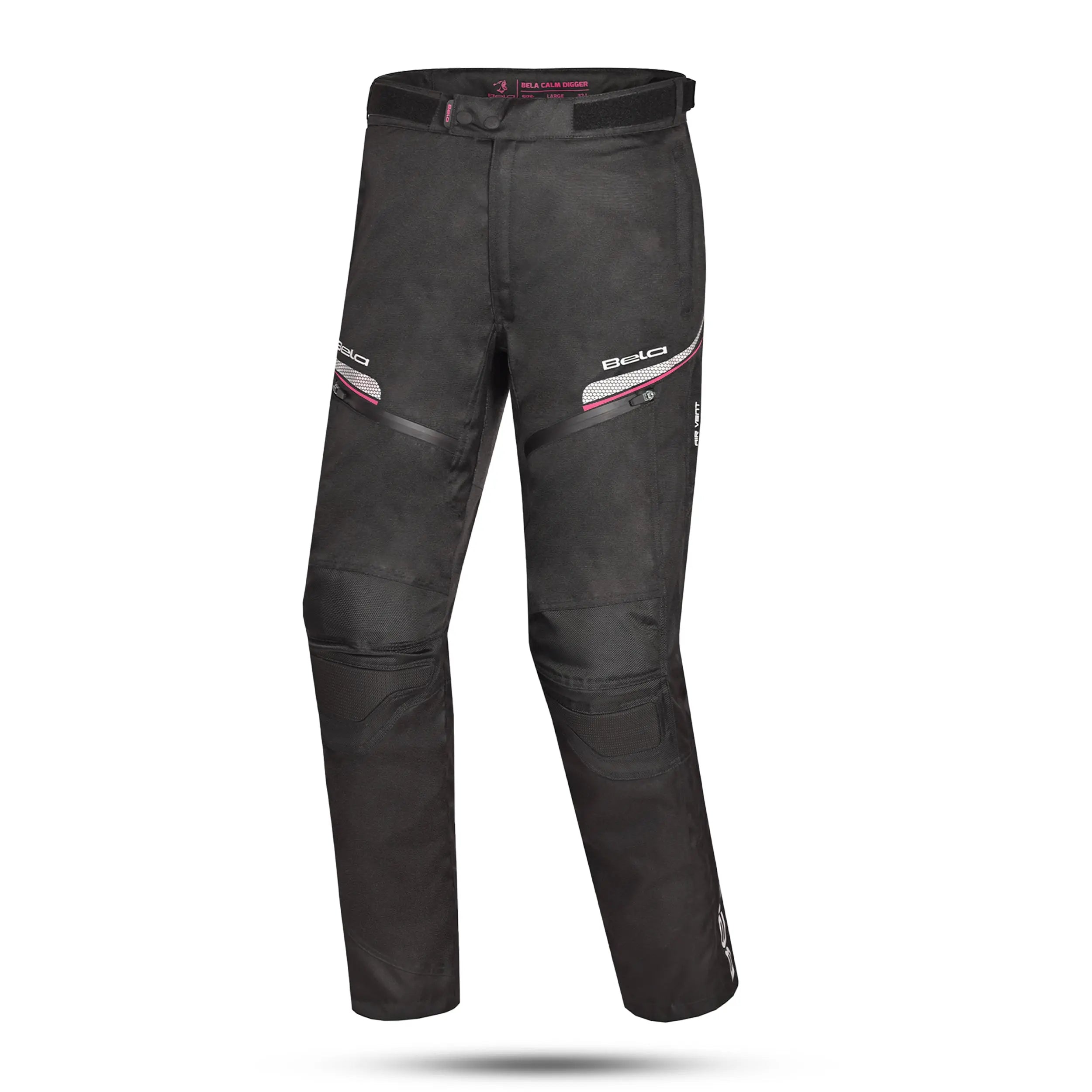 BELA - Pantalón Textil Calm Digger lady 30L Negro/Rosa 
