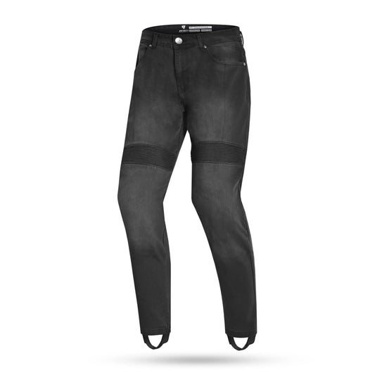 R-tech Valencia Omologato CE livello AA Jeanss UOMO Nero 34L