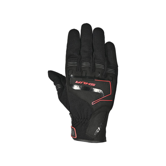Shua - Sea Breeze Guantes Nero/Rosso 