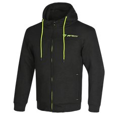 R-TECH Suspention Felpa cappuccio protezione Nero/Giallo 