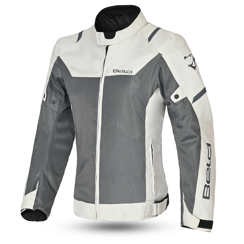 Bela MESH PRO GIACCA MOTO IN TESSUTO TRAFORATO ESTIVA DONNA GHIACCIO/GRIGIO 