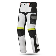 BELA CROSSROAD EXTREME WP PANTALONI UOMO MOTO TESSUTO GHIACCIO GRIGIO GIALLO FLUO 