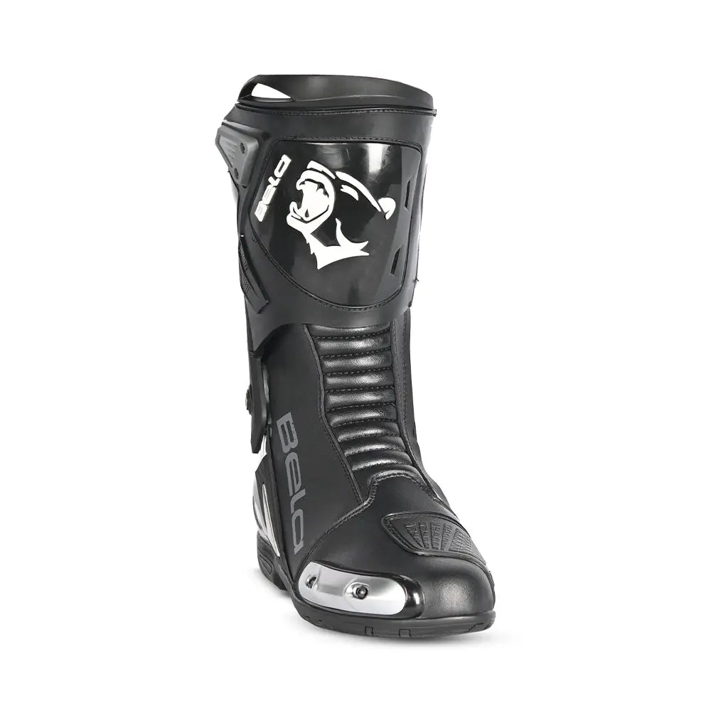 Stivale da moto racing BELA Turbo Track - Nero Grigio front