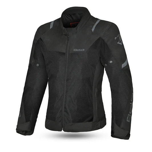 Bela Mesh Pro Perforated Summer Women's Black Motorcycle Fabric Jacket – Yamoto.it