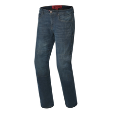 BELA -  Pantalon Kevin 32L Dirty Azzurro 
