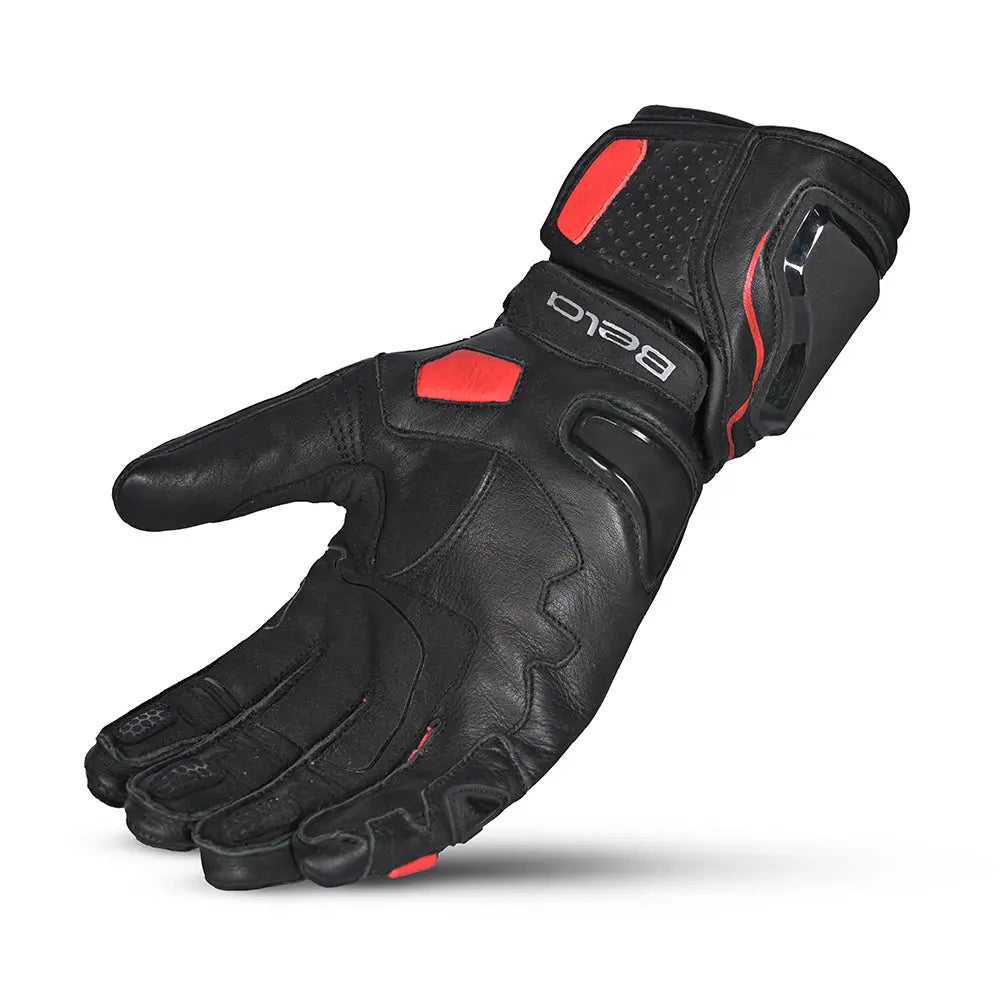 BELA Venom RS Guanti da corsa da uomo - Neri / Rosso 