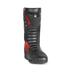 Shua Super Tech Stivale da moto da corsa /Pista- Nero/Rosso 