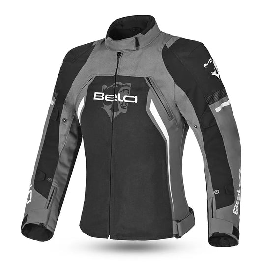 BELA CORDANIEL MUJER MOTO CHAQUETA NEGRO GRIS
